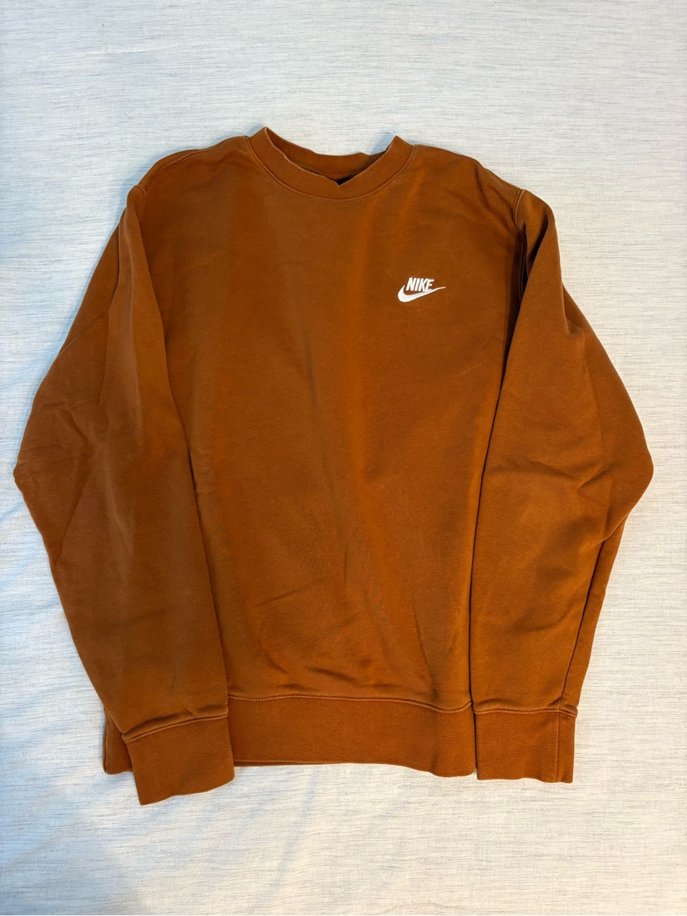 Nike Men's Brown Crewneck Sweatshirt Size Medium